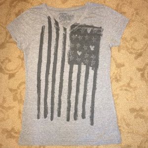 American Flag Graphic Tee
